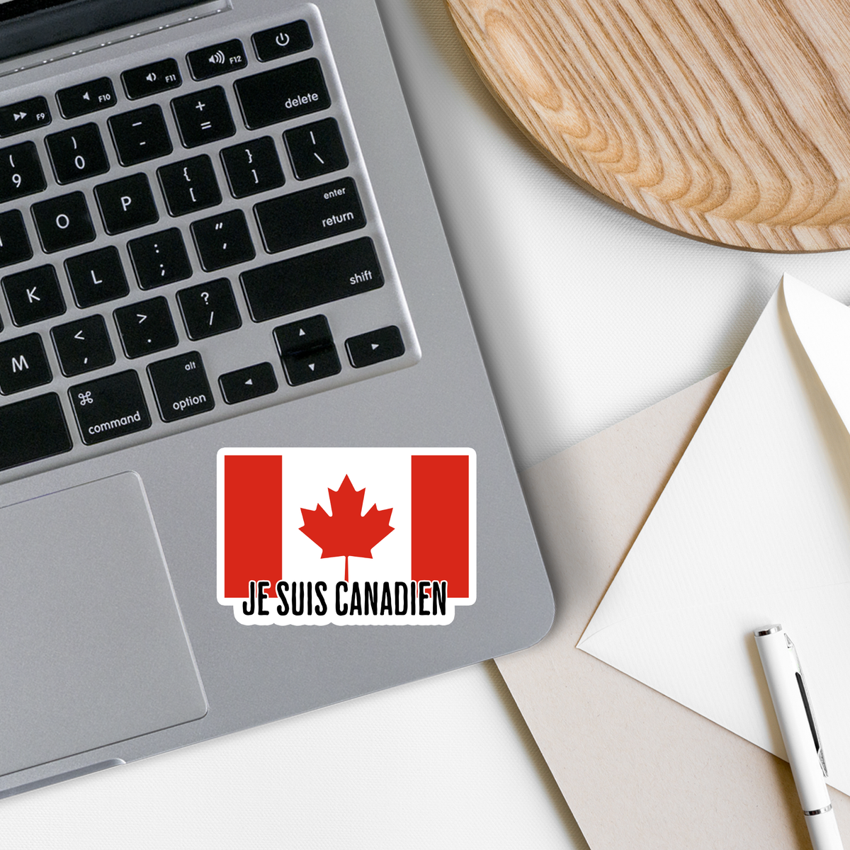 SlapPolitics Stickers- Je Suis Canadien | Politics | Waterproof Bumper Sticker