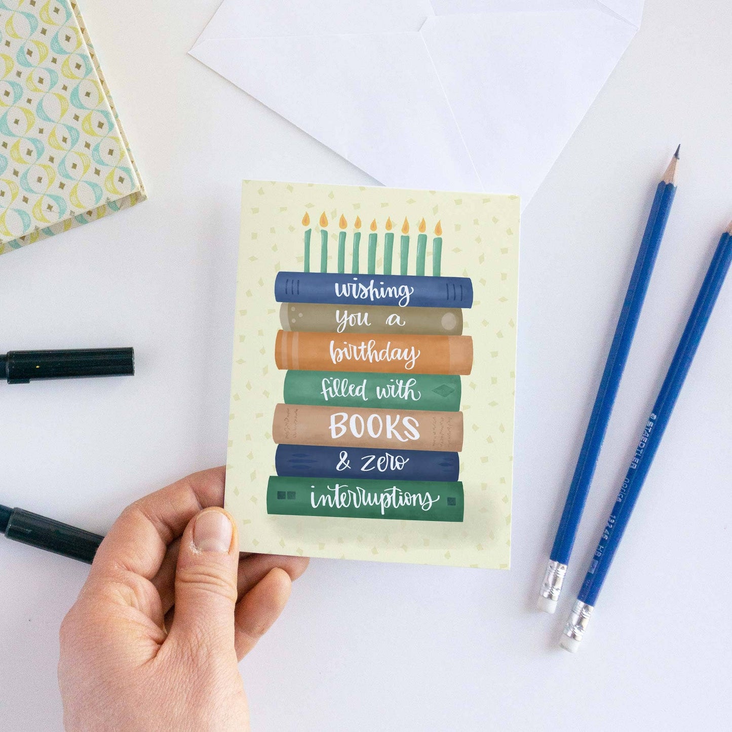 Pedaller Designs - Book Lover Birthday Card - Agricola Street Books