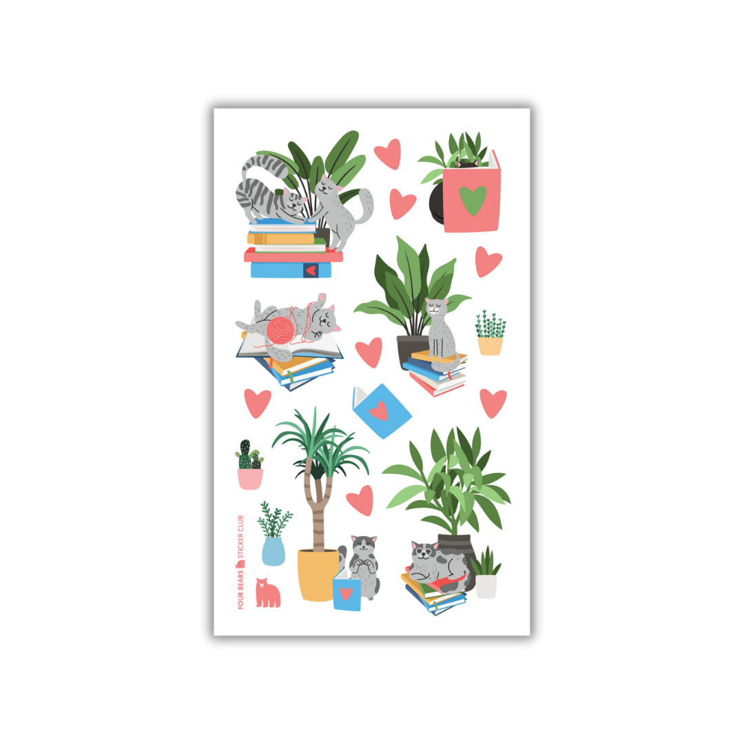 Four Bears Sticker Club - Purr and Prose