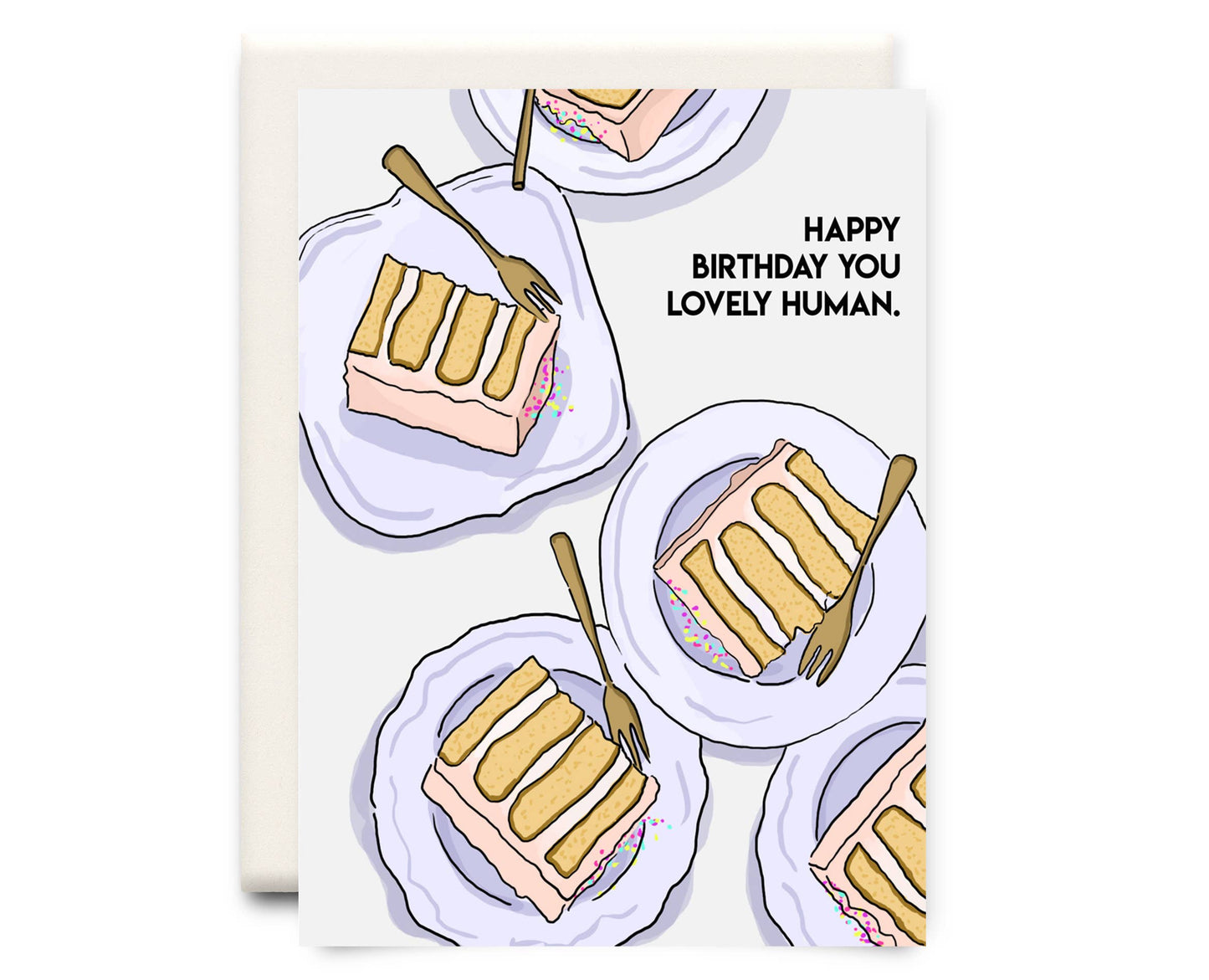 Inkwell Cards - Lovely Human | Birthday Greeting Card - Agricola Street Books