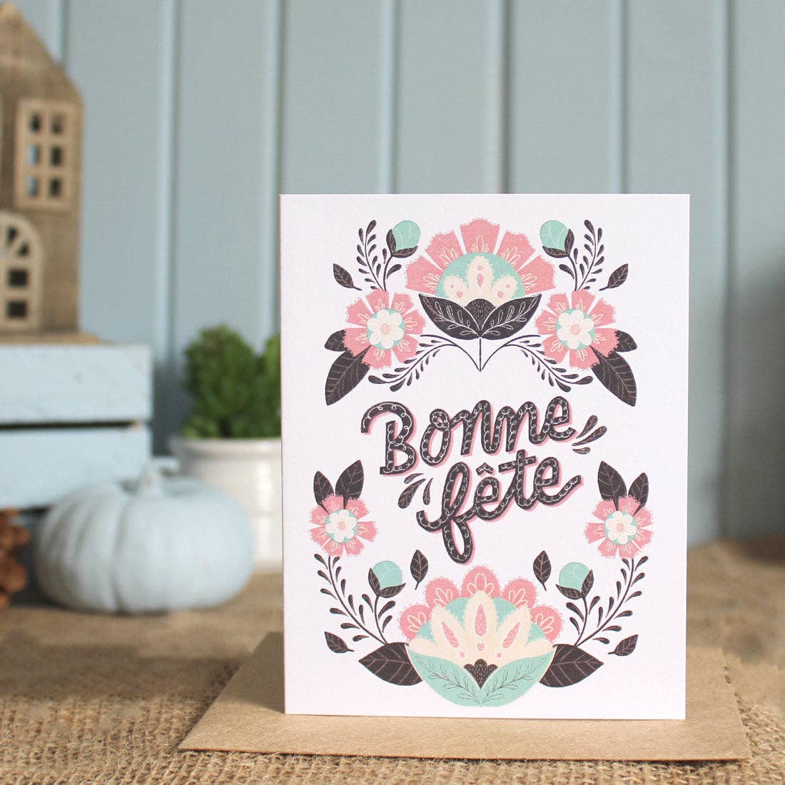 Hello Sweetie - Bonne Fete French Birthday Card - Agricola Street Books