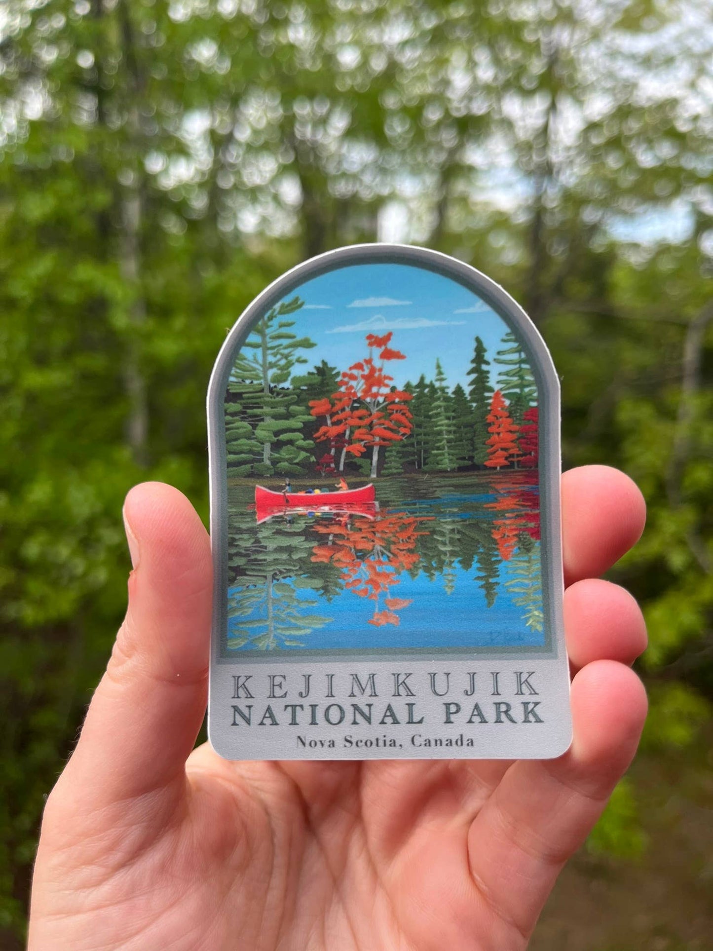 Bygone Art Project - Kejimkujik National Park Sticker, Magnet | Nova Scotia - Agricola Street Books