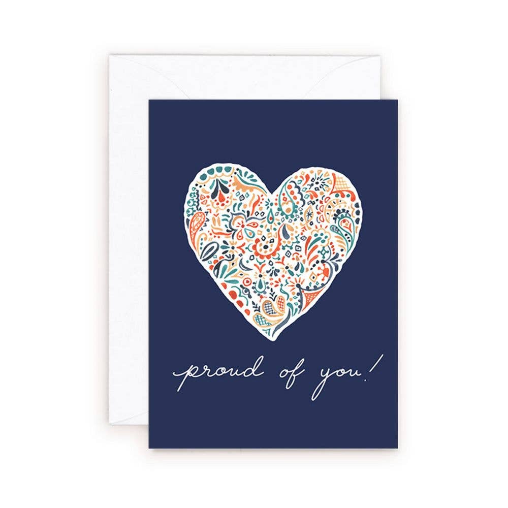 Almeida Illustrations - Mini Card - Proud of You Enclosure Card - Agricola Street Books