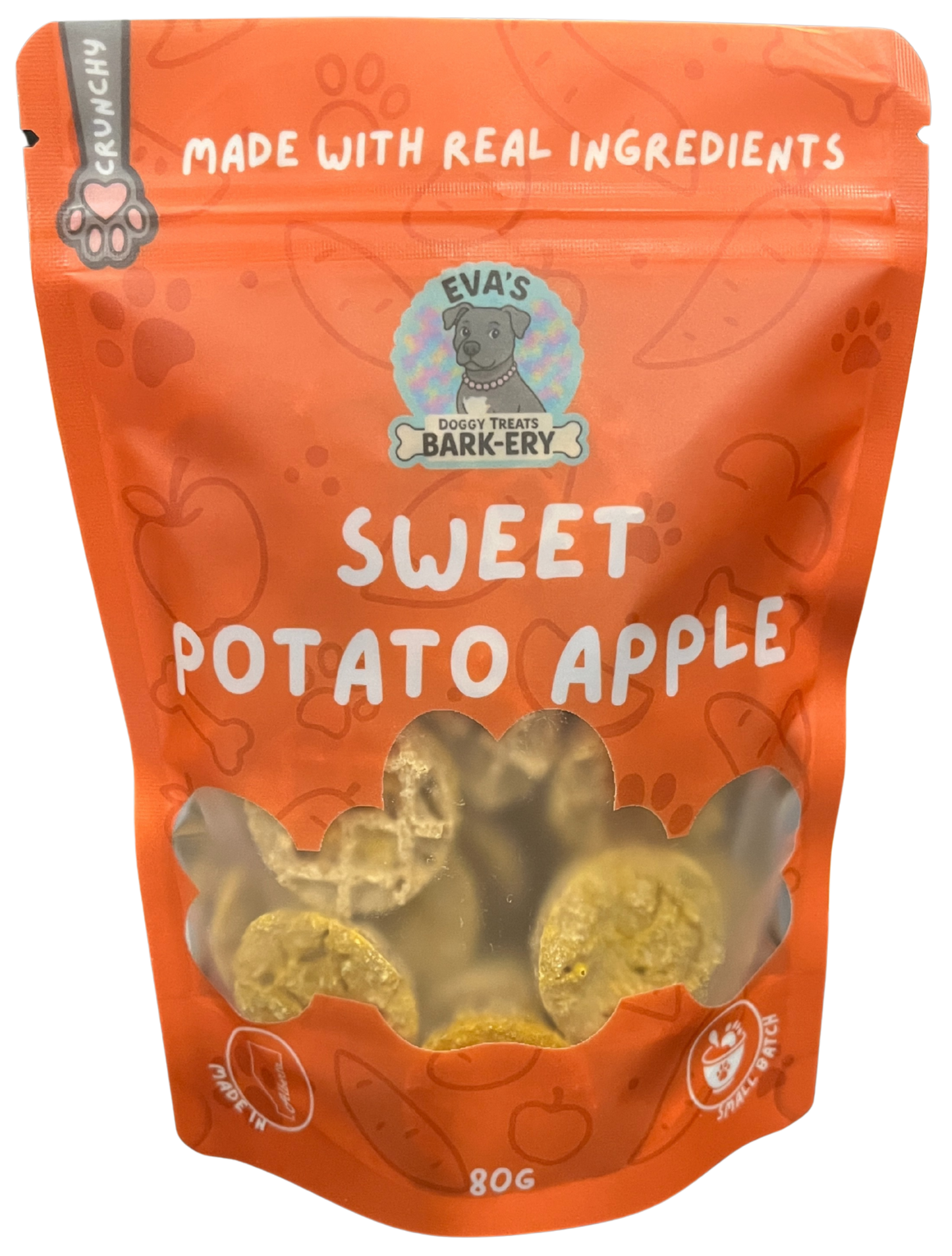 Eva's Doggy Treat Barkery - Sweet Potato & Apple Treats