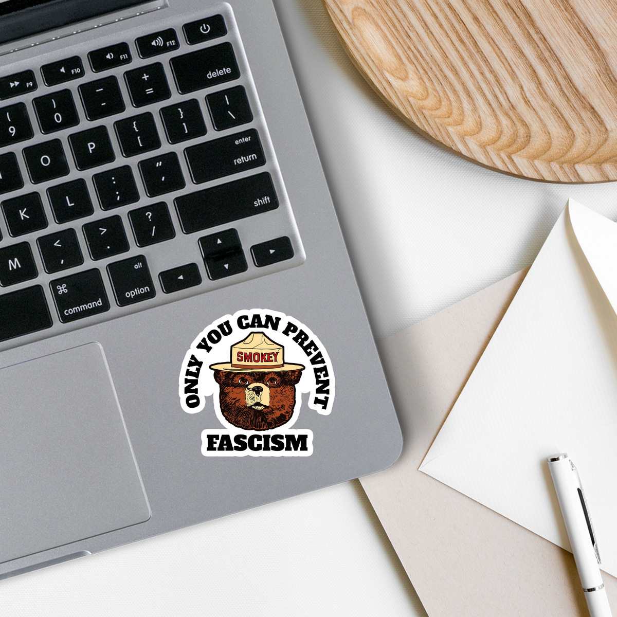 SlapPolitics Stickers - Prevent Fascism | Politics | Waterproof Bumper Sticker
