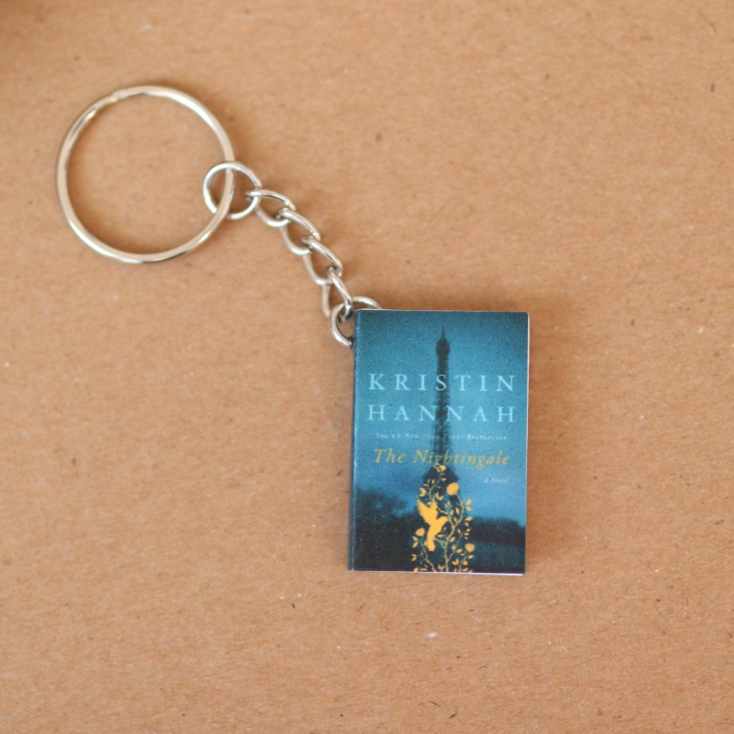 The Sticker Shop - Handmade Mini Nightingale Book Keychain By Kristin Hannah