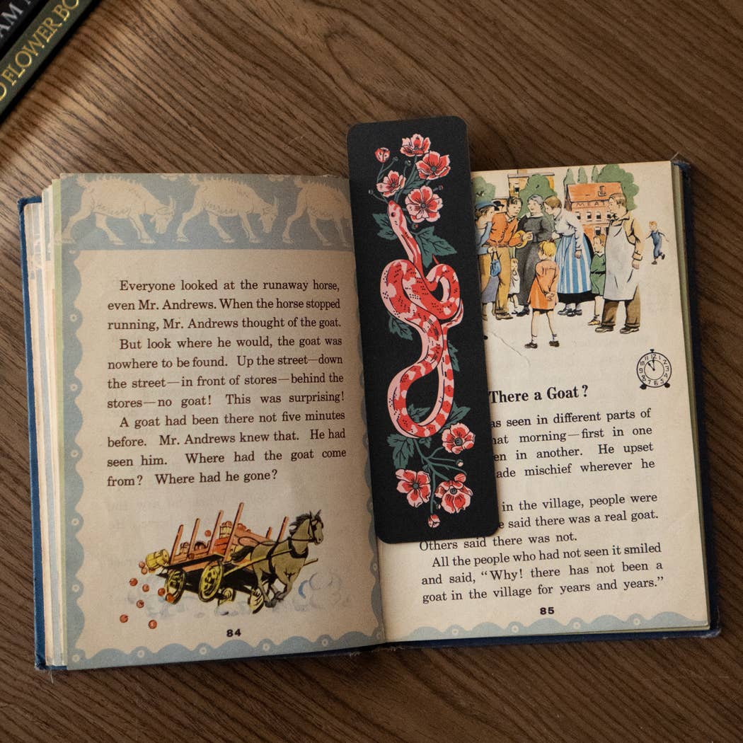 Stay Home Club - Serpent Bookmark - Agricola Street Books