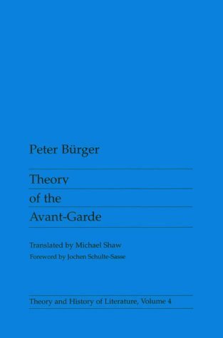 Theory of the Avant-Garde - Agricola Street Books