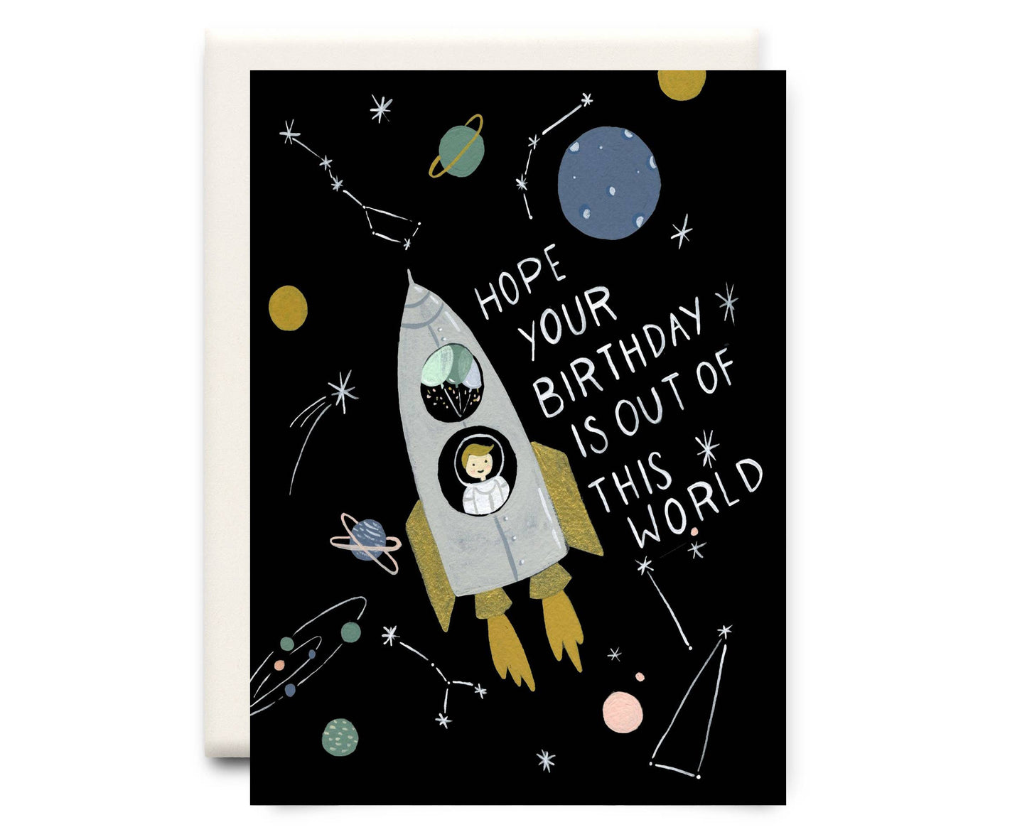 Inkwell Cards - Out of this World | Birthday Greeting Card - Agricola Street Books