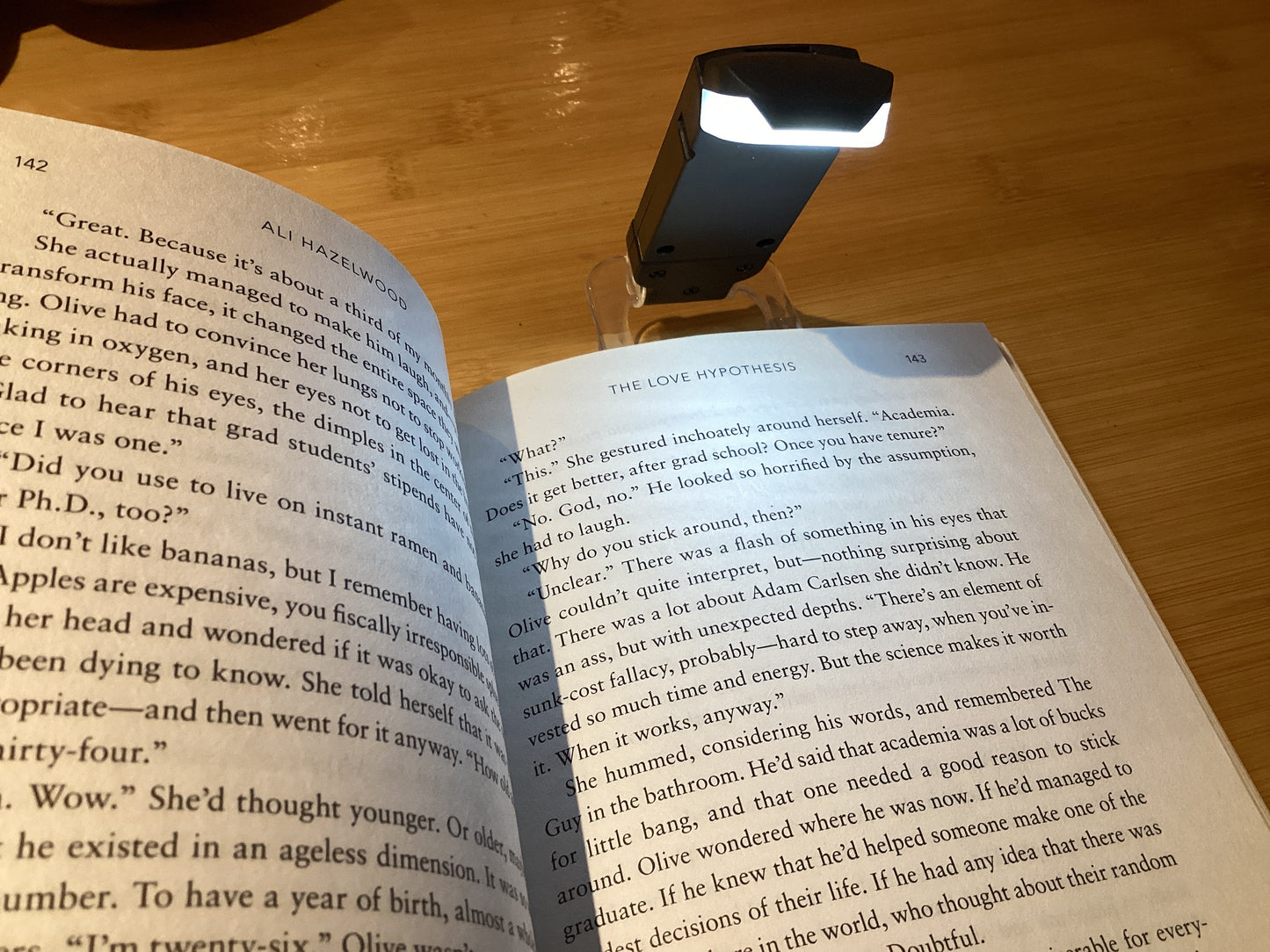 Agricola Street Books Rechargeable Clip-On Book Light