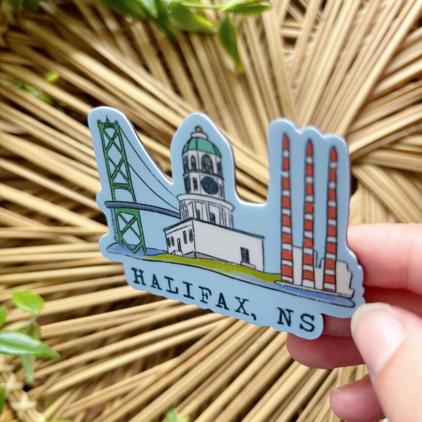 Bayside by Sam - Peggy's Cove Magnet 3"