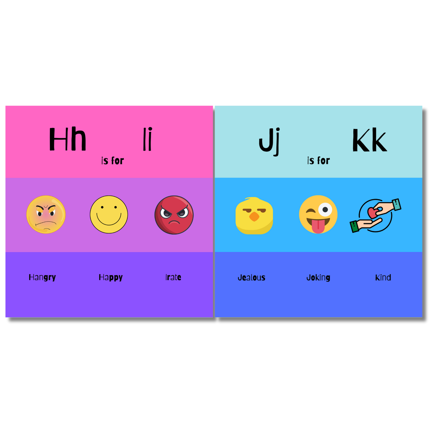 Doodle Paw Press - ABC's of Emotions Board Book - Agricola Street Books