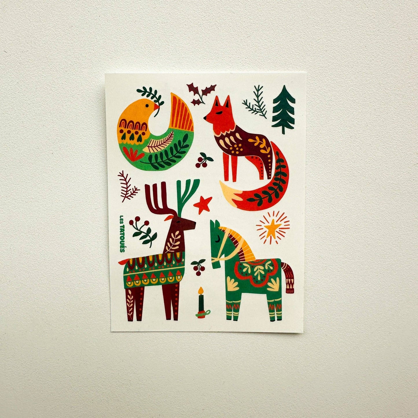 Les Tatoués - Scandi Animals - Temporary Tattoos