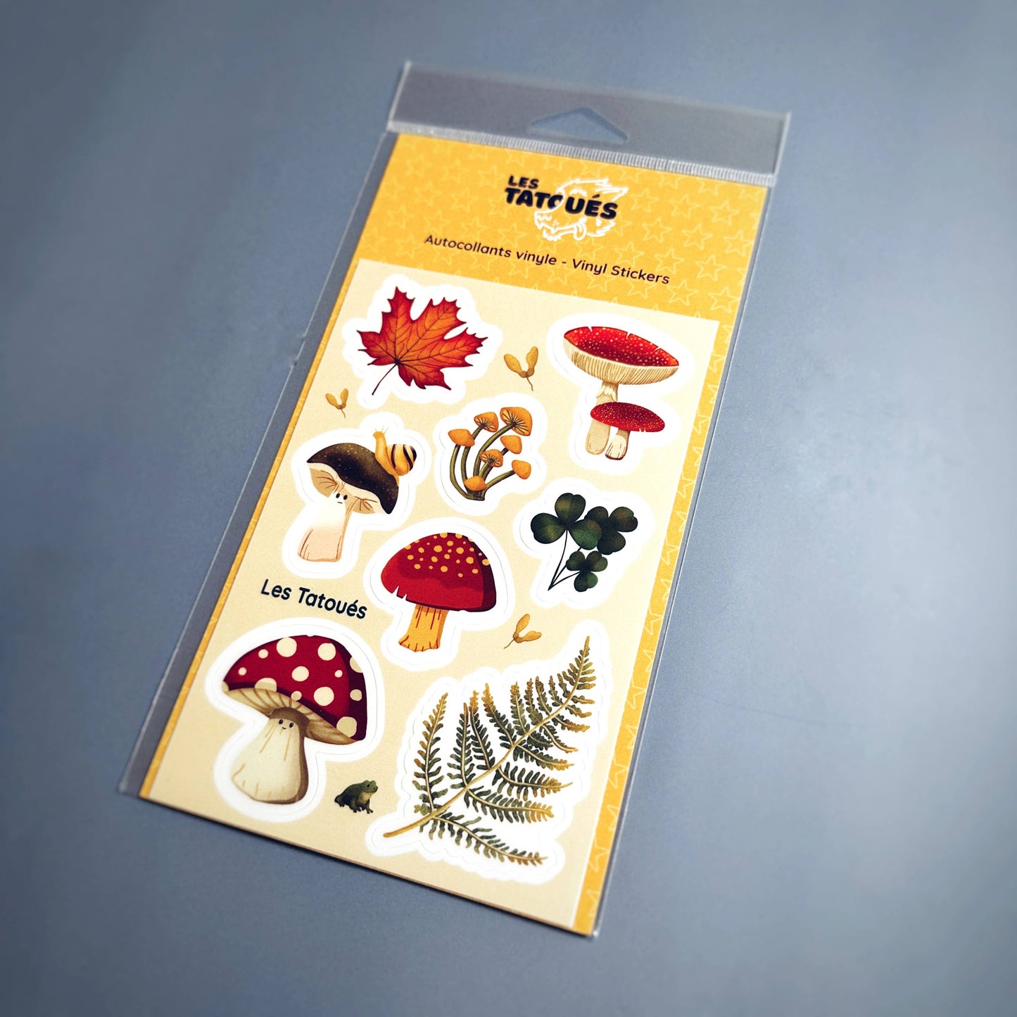 Les Tatoués - Mushrooms Stickers - Agricola Street Books