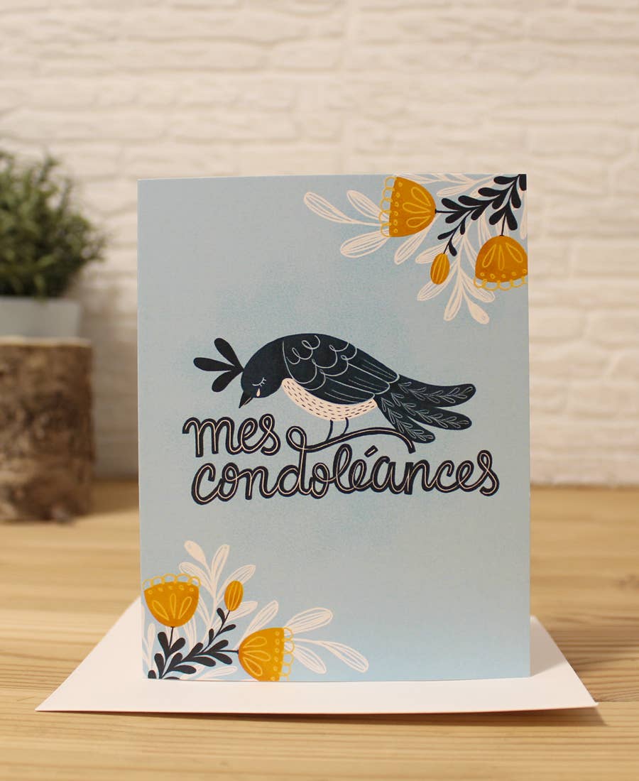 Hello Sweetie - Mes Condoléances Sympathy Card
