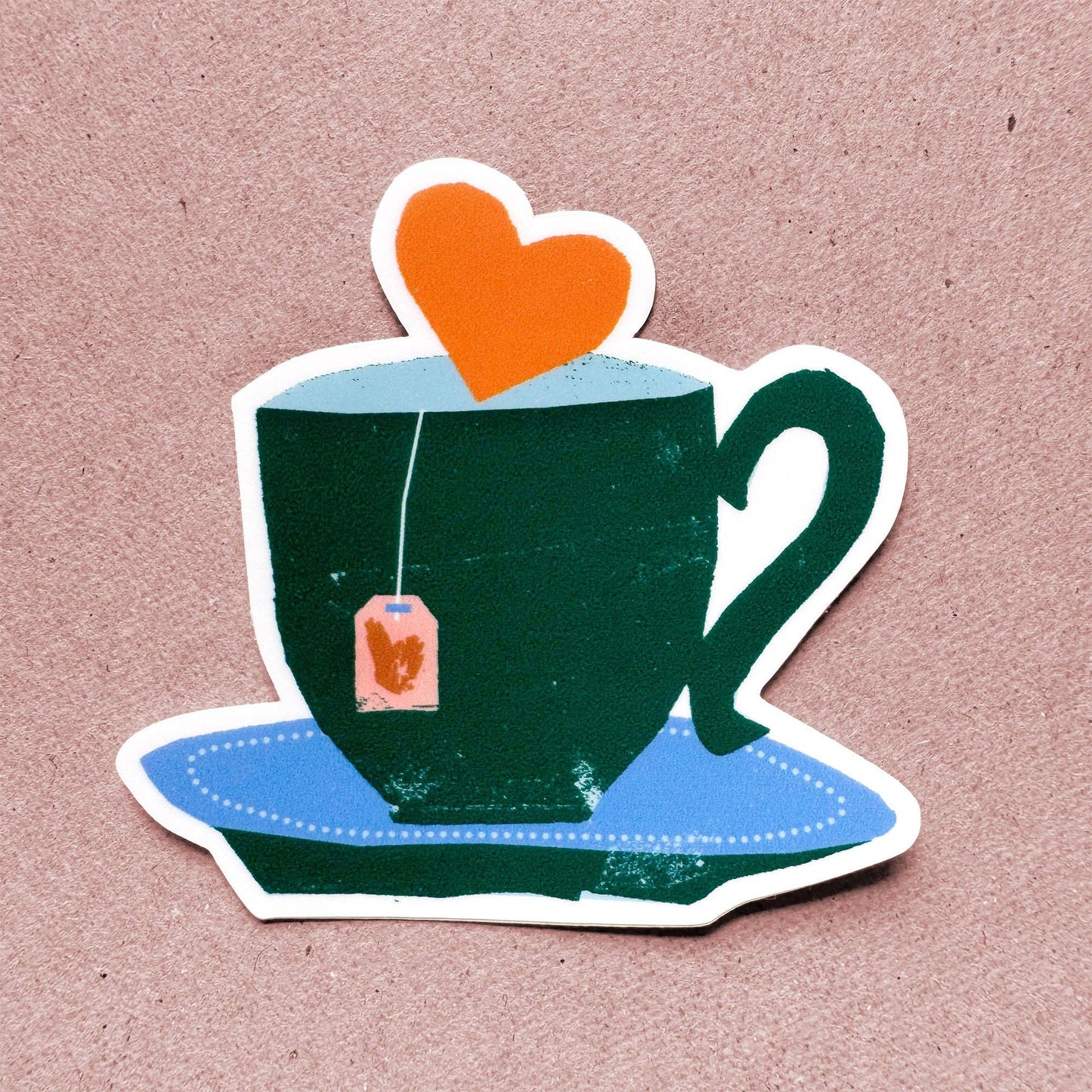Kautzi Illustrations - Sticker Cup of Tea - Agricola Street Books