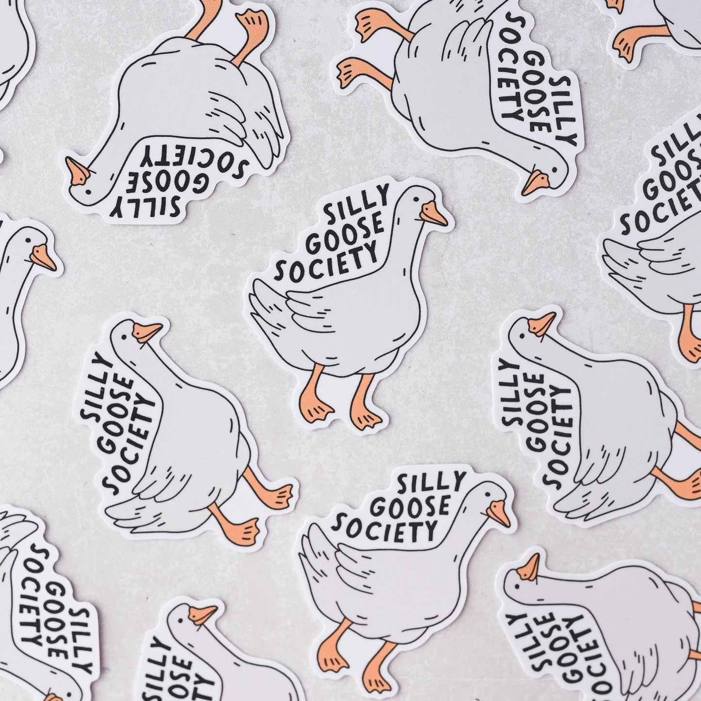 Simple Whimsy - Silly Goose Sticker - Agricola Street Books