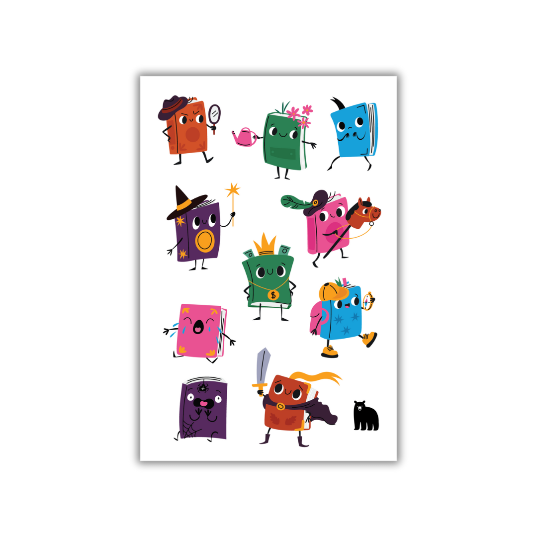 Four Bears Sticker Club - Storybook Friends - Agricola Street Books