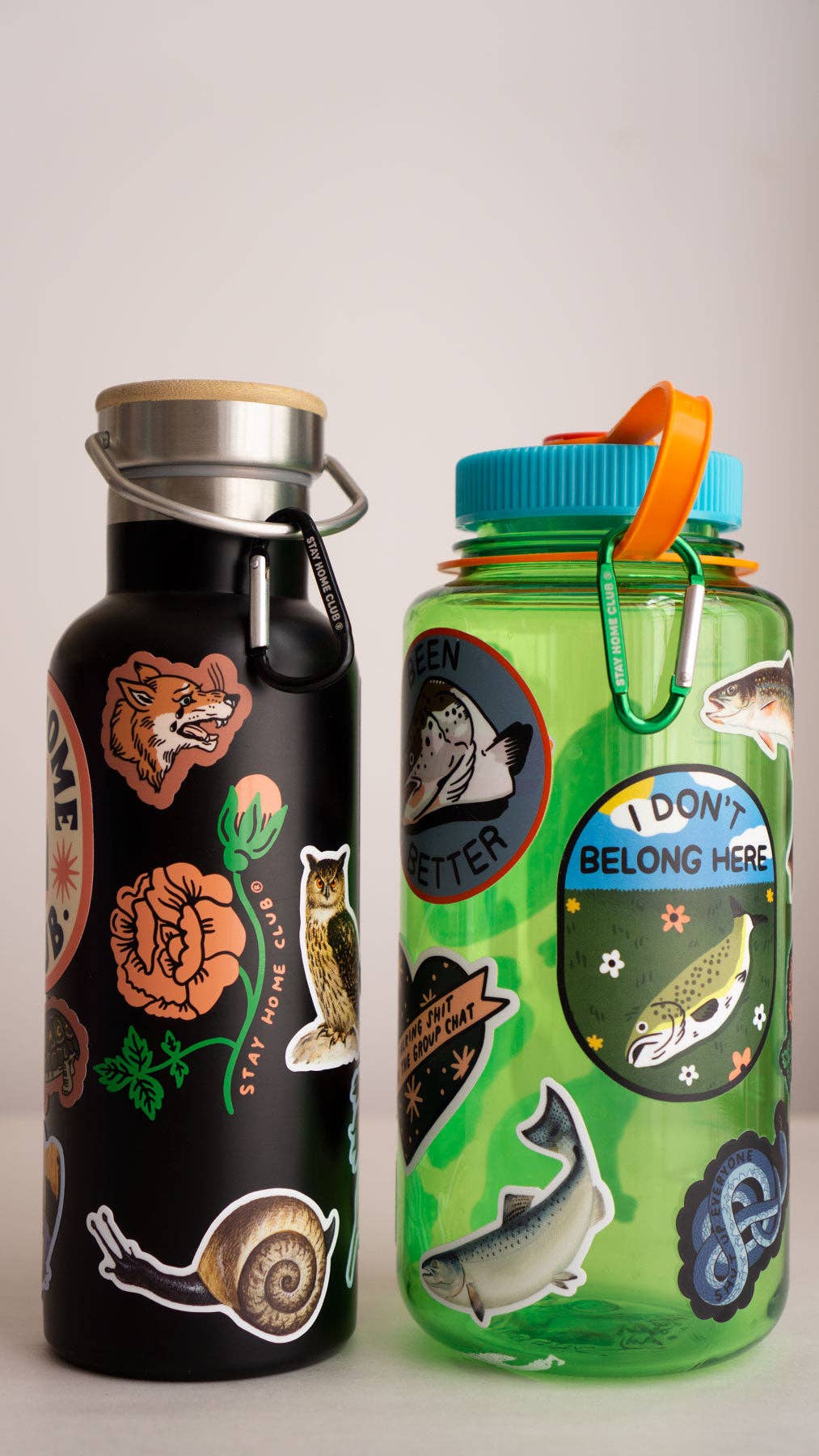 Stay Home Club - Disgusted Owl - Gap Filler Sticker - Agricola Street Books