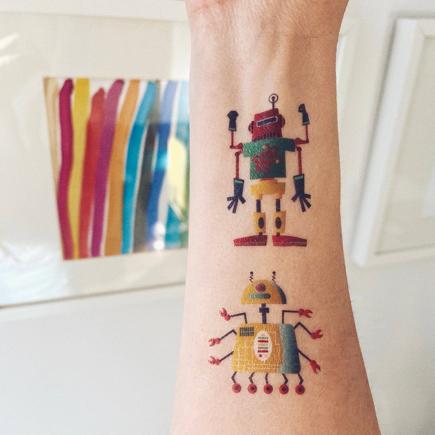 Les Tatoués - Robots - Temporary Tattoos