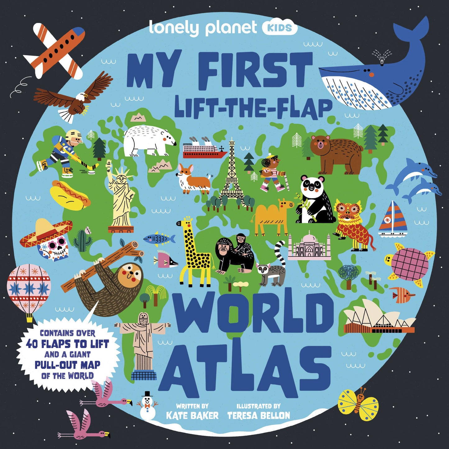 Lonely Planet My First Lift-the-Flap World Atlas 1 - Agricola Street Books