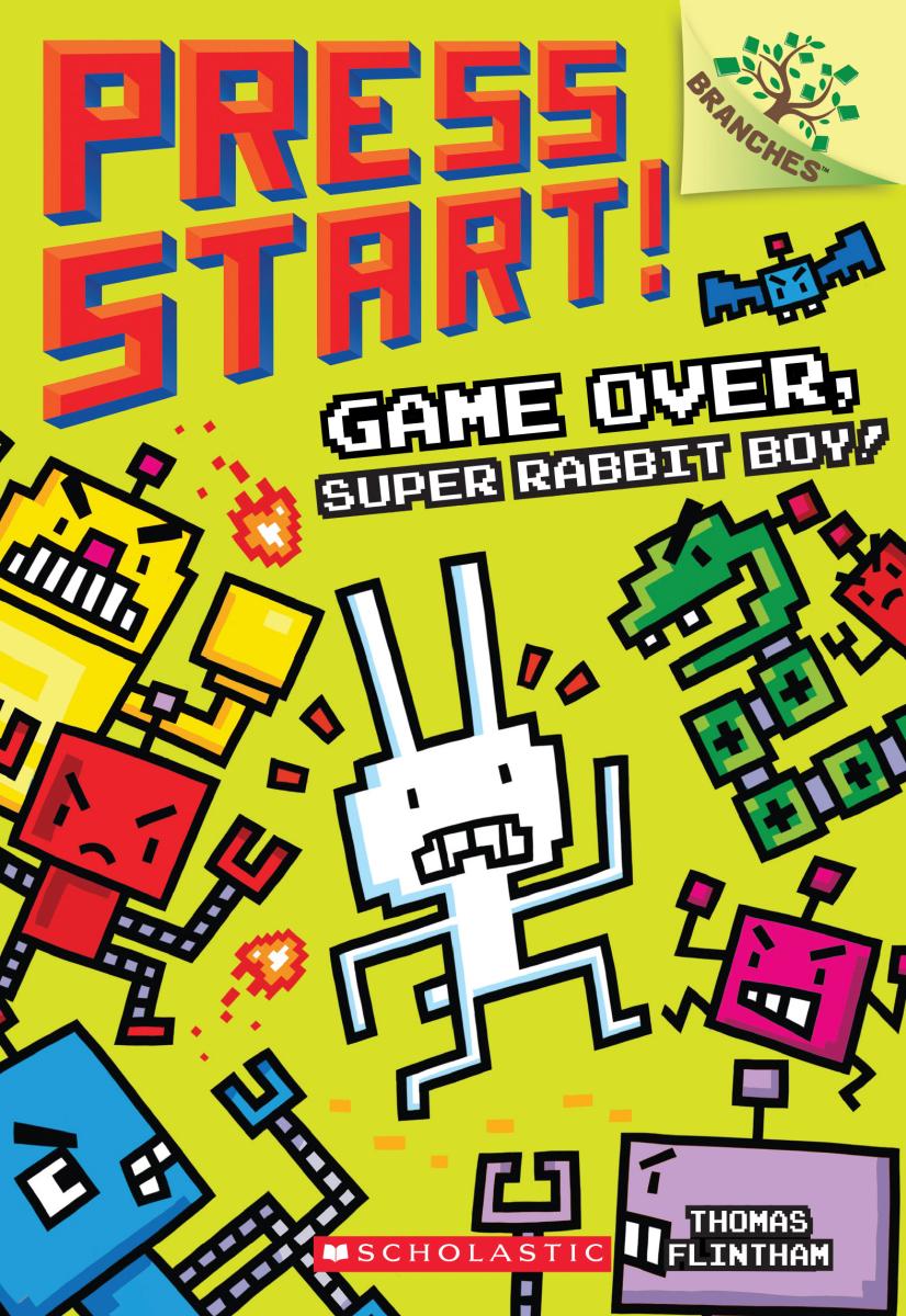 Game Over, Super Rabbit Boy!: A Branches Book (Press Start! #1) - Agricola Street Books