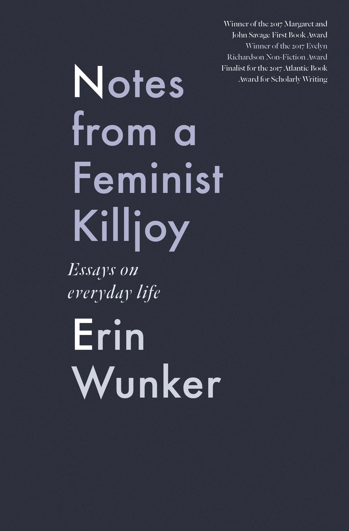 Notes From a Feminist Killjoy - Agricola Street Books