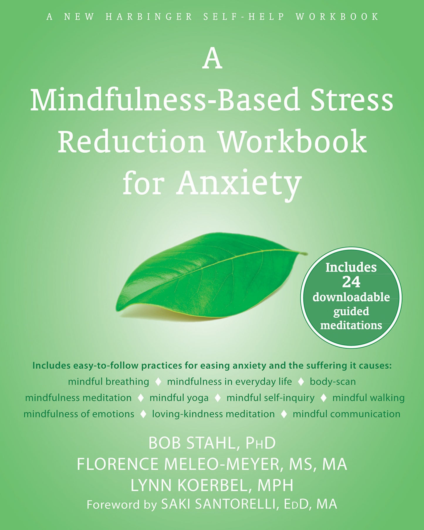 A Mindfulness-Based Stress Reduction Workbook for Anxiety - Agricola Street Books