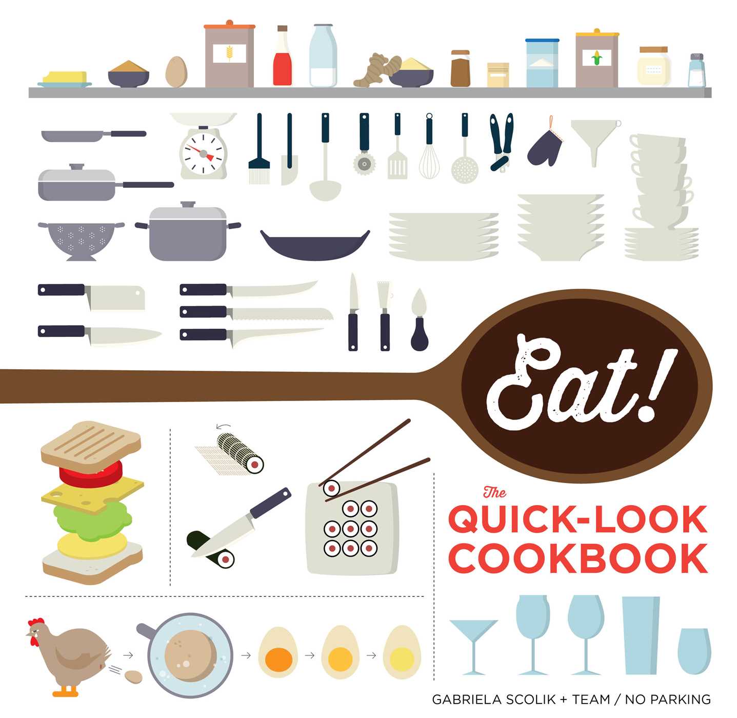 Eat! The Quick-Look Cookbook - Agricola Street Books