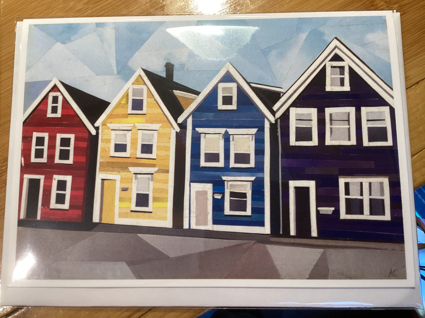 Paper Collage - Large Agricola print - Four Sisters - Agricola Street Books