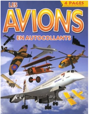 Les Avions en Autocollants - Agricola Street Books