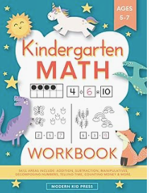 Kindergarten Math Workbook - Agricola Street Books