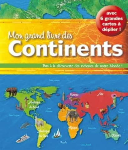 Mon grand livre des Continents - Agricola Street Books