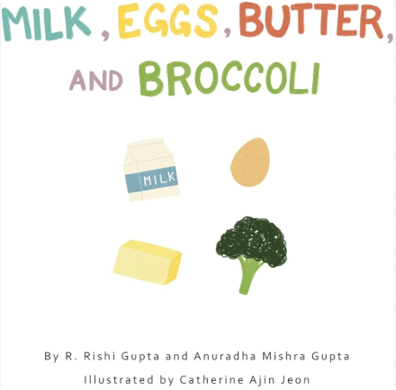Milk, Eggs, Butter, and Broccoli