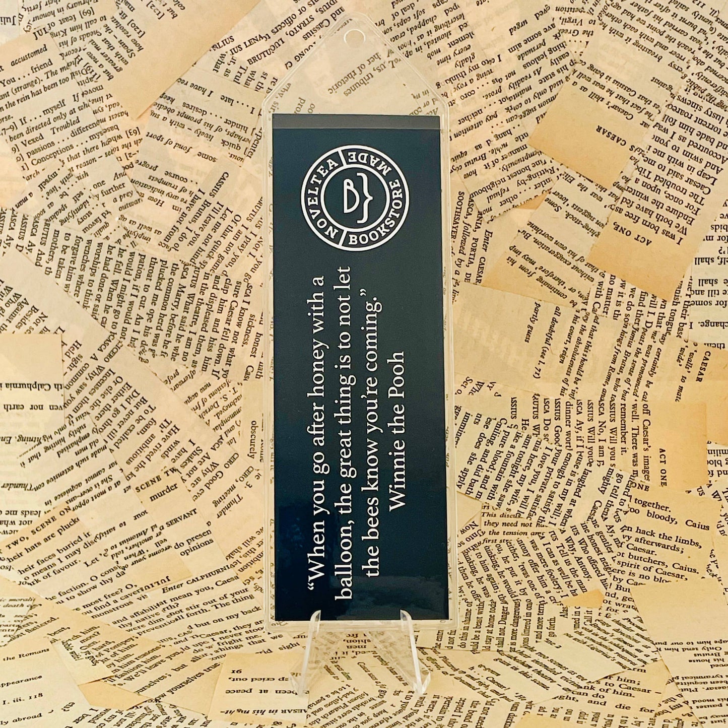 NovelTea Bookstore & Gifts - Winnie the Pooh Bookmark - Agricola Street Books