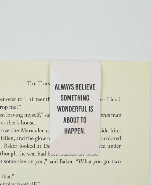 IMPAPER - Always Believe Magnetic Bookmark - Agricola Street Books