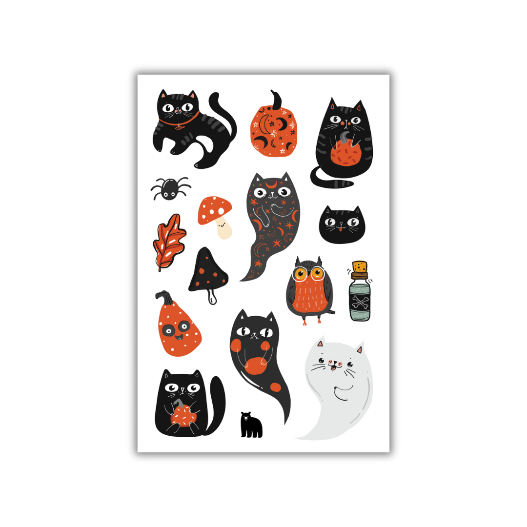 Four Bears Sticker Club - Scaredy Cats - Agricola Street Books