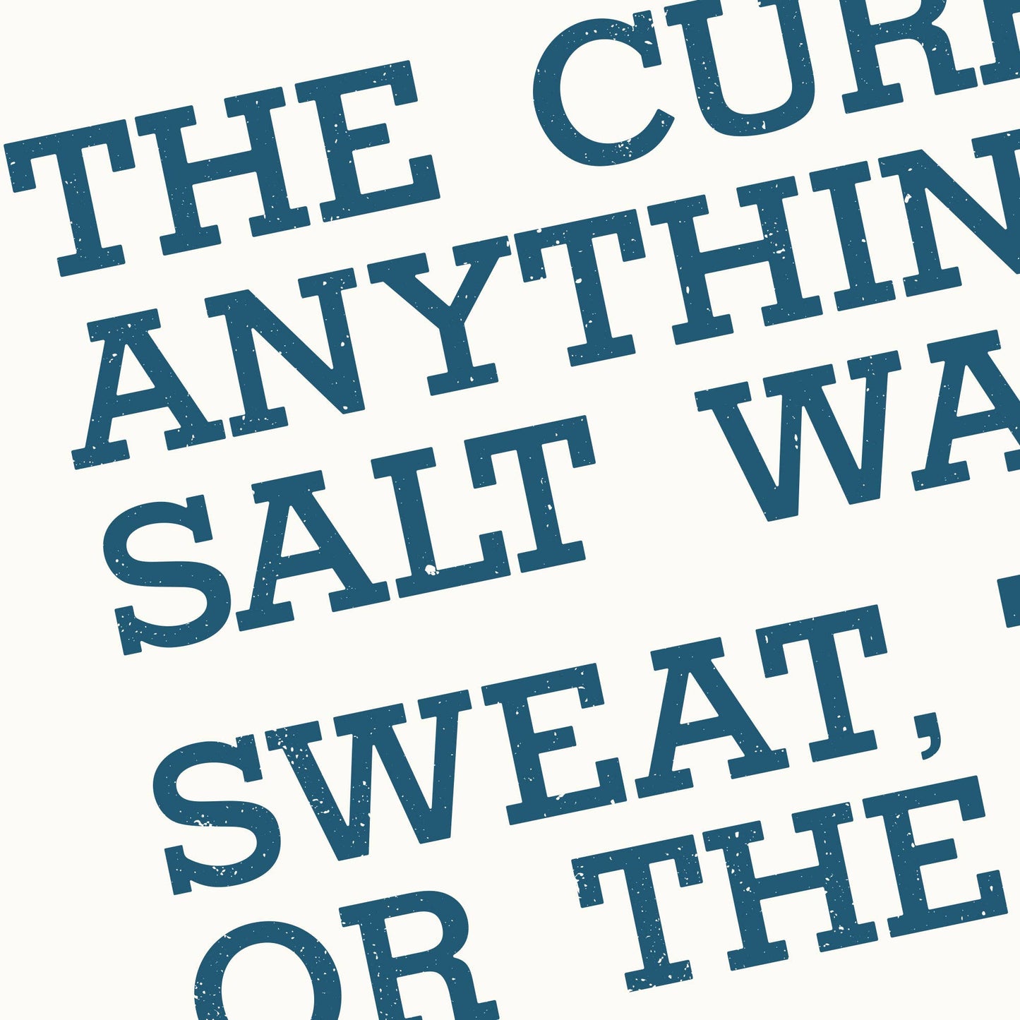 Inkwell Originals - Salt Water Sticker - Agricola Street Books