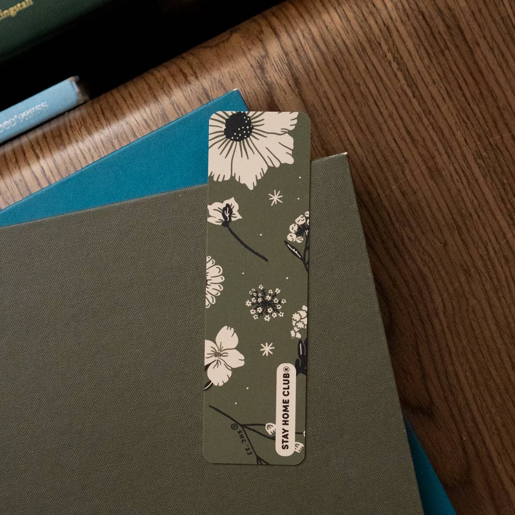 Stay Home Club - Strawberry Runner Bookmark - Agricola Street Books