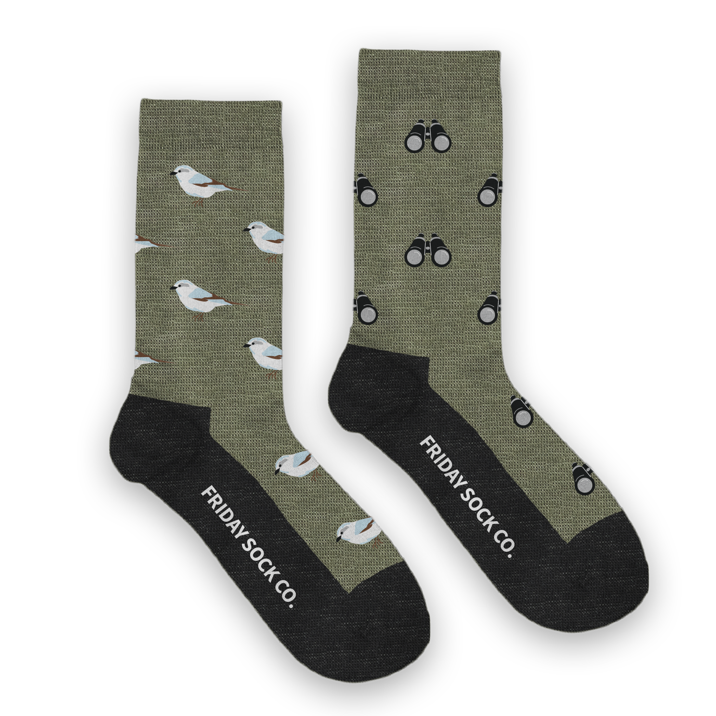 Friday Sock Co. - Men's Bird & Birdwatching Merino Wool Socks