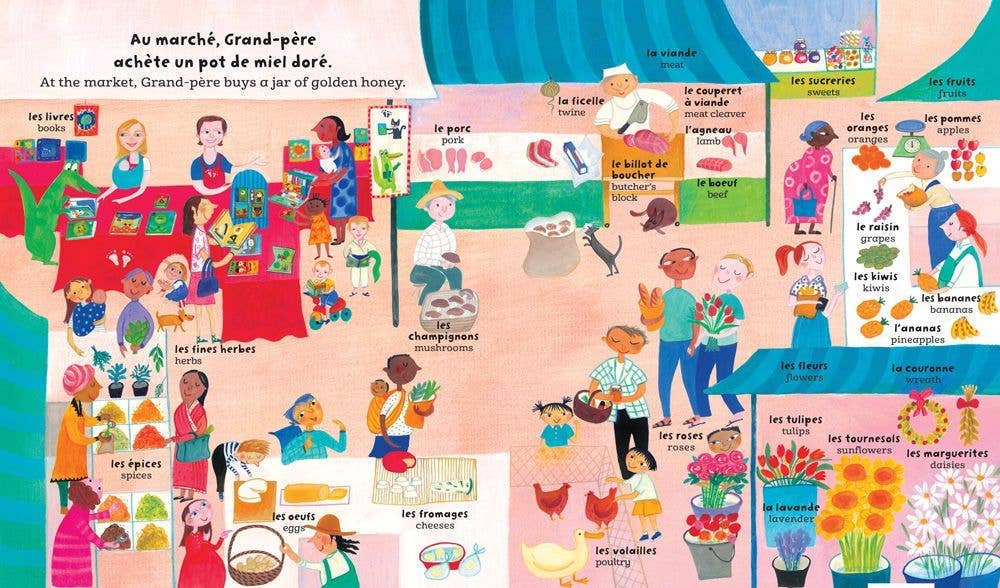 My Big Barefoot Book of French & English Words - Agricola Street Books