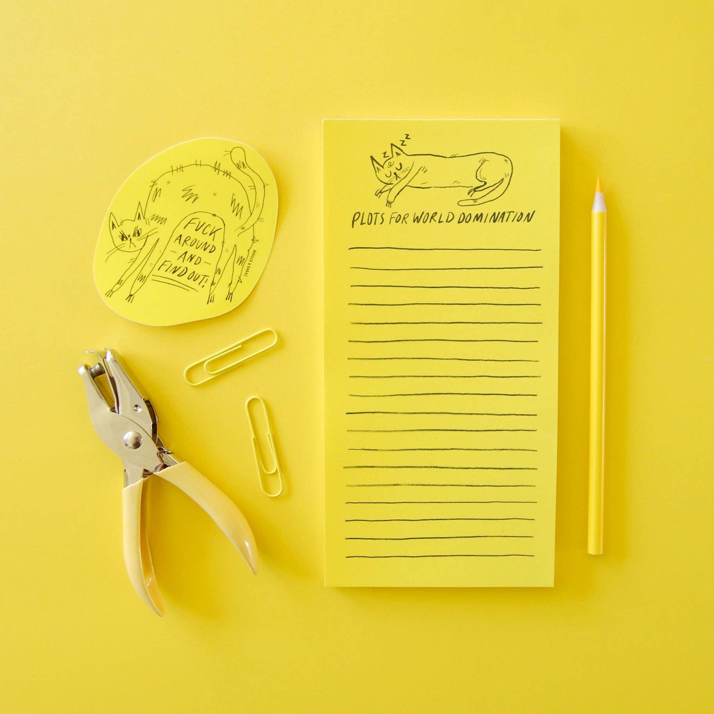 Badger & Burke - World Domination Notepad