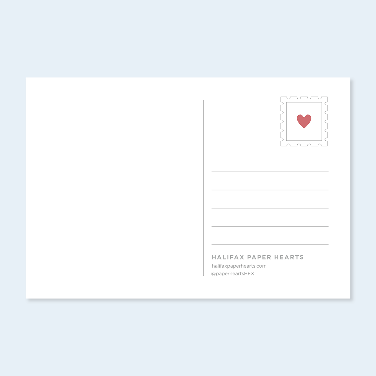 Paper Hearts™ - Nova Scotia Map - Tourism Postcard - Agricola Street Books