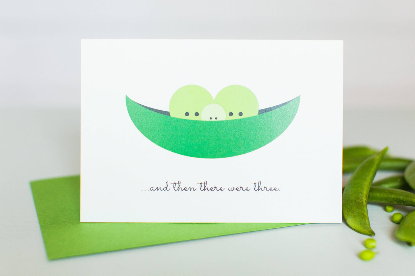 Paper Hearts™ - And Then There Were Three | Greeting Card - Agricola Street Books