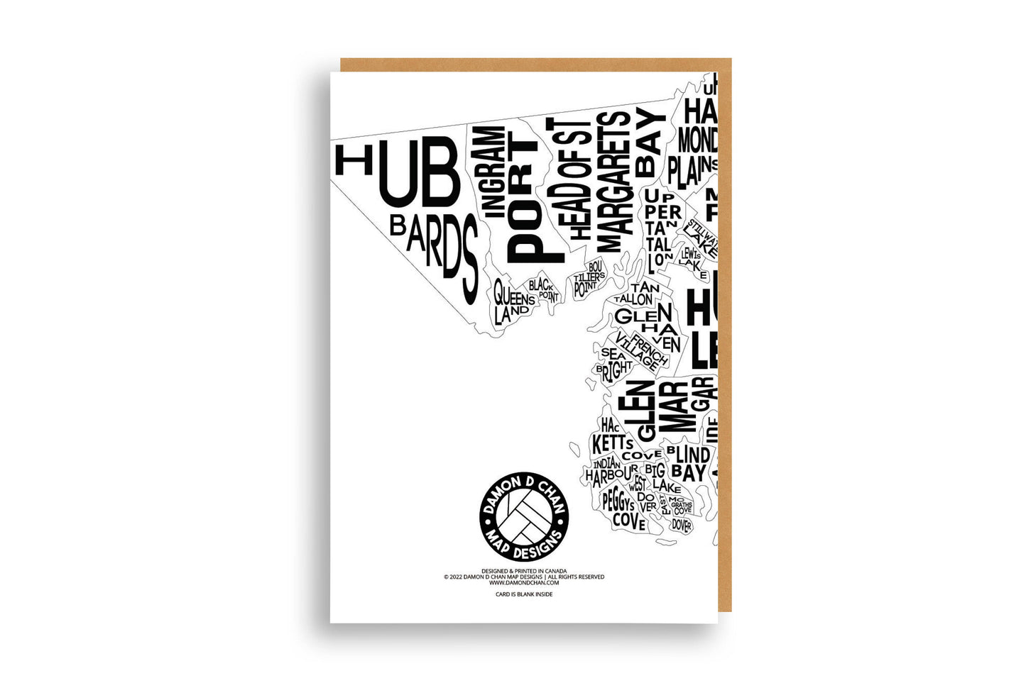 Damon D Chan - Halifax NS Neighbourhood Greeting Card