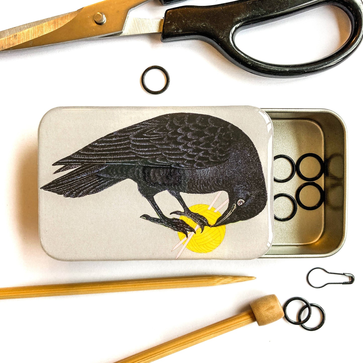 Firefly Notes - Yarn crow notions tin - Agricola Street Books