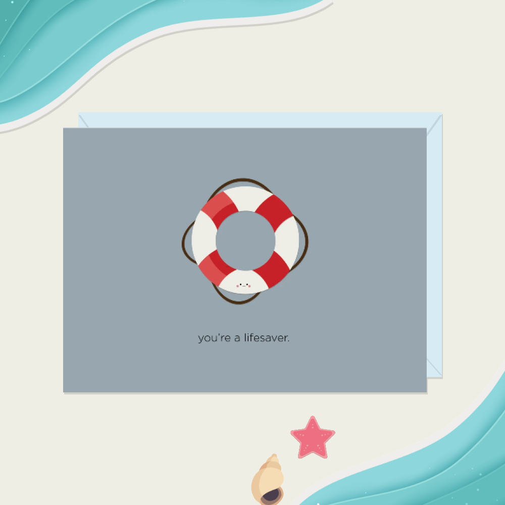 Paper Hearts™ - You're a Lifesaver |/Blank - Agricola Street Books