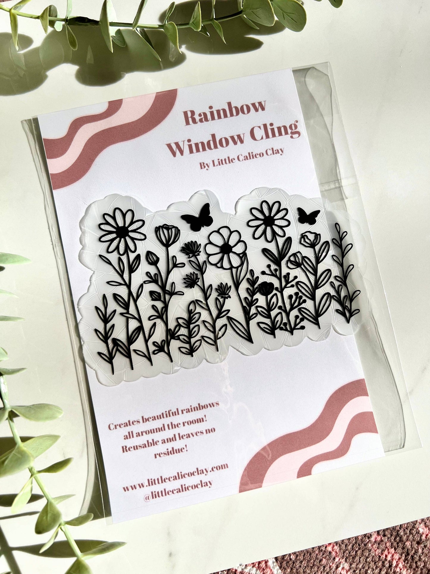 Little Calico Clay - Field of Flowers Suncatcher - Agricola Street Books