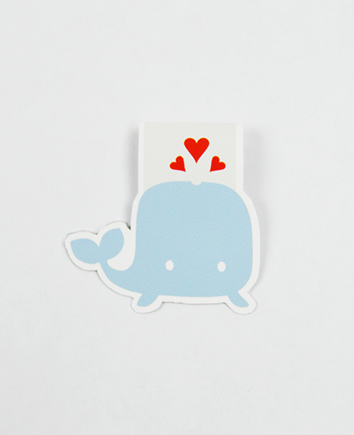 IMPAPER - Whale Magnetic Bookmark - Agricola Street Books