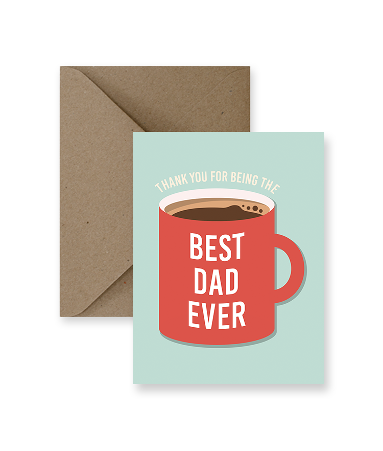 IMPAPER - Best Dad Ever Father's Day Card - Agricola Street Books